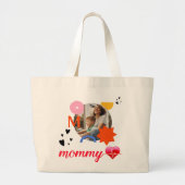 47.Proud mama, moederdag, mama, mama, thuiscadeaut Grote Tote Bag (Voorkant)