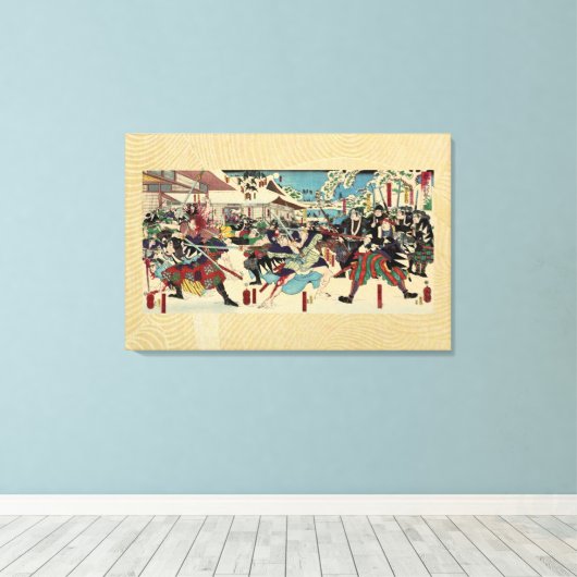 47 ronin The Loyal Samurai Canvas Afdruk (Insitu (Houten vloer))