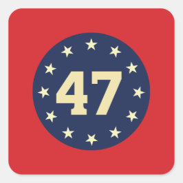 "47" STICKER STICKERS