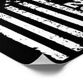 47 Trump 2024 Amerikaanse vlag 2 Poster (Hoek)