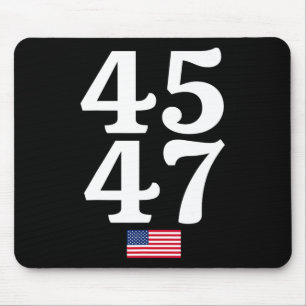 47 Trump 2024 Amerikaanse vlag Muismat