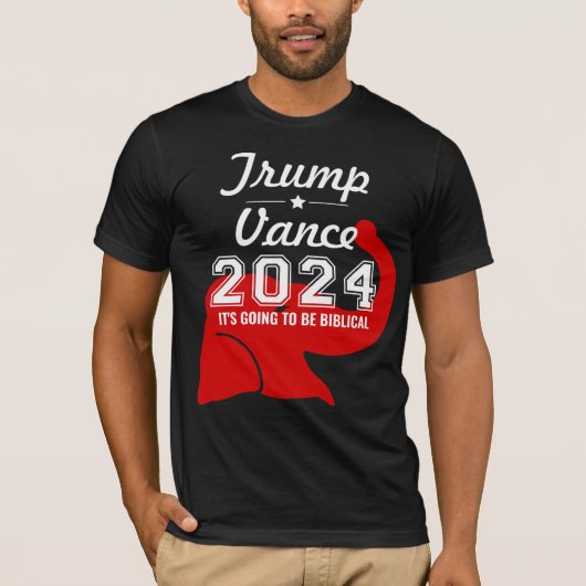 47 Trump J.D. Vance 2024 T-shirt (Voorkant)