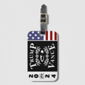 47 Trump Vance 2024 Bagagelabel (Voorkant (verticaal))