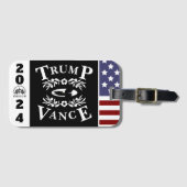 47 Trump Vance 2024 Bagagelabel (Voorkant (horizontaal))
