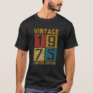 47e 1975, geboren in 1975 47 jaar oud t-shirt