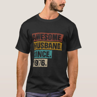 47e bruiloft Jubileum voor hem Geweldige man S T-shirt
