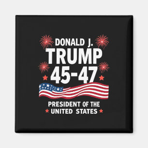 47e President Donald Trump Inauguratie Dag 3 Magneet
