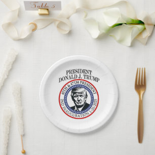 47e President Donald Trump Inauguratie Keepsake Papieren Bordje