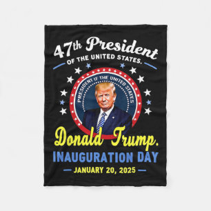 47e President Donald Trump Inauguratiedag Fleece Deken
