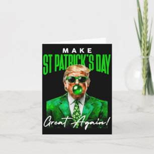 47e President Donald Trump maakt St Patrick Day Gr Kaart