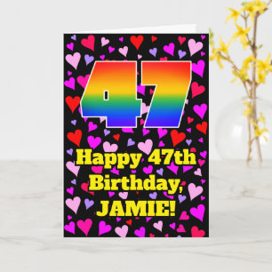 47e verjaardag: Heatten, regenboognr. 47 Kaart