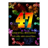 47e verjaardag nog steeds springend (Voorkant)