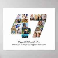 47e Verjaardagsfeest Nummer 47 Fotocollage