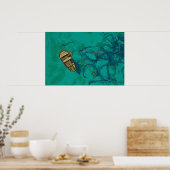 47o9'S 126o43' WL Poster (Keuken)