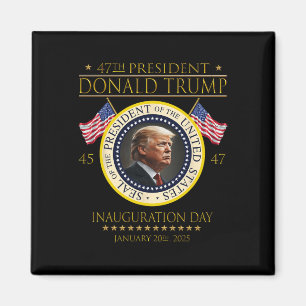 47t President Donald Trump Inauguratiedag 2025 M Magneet