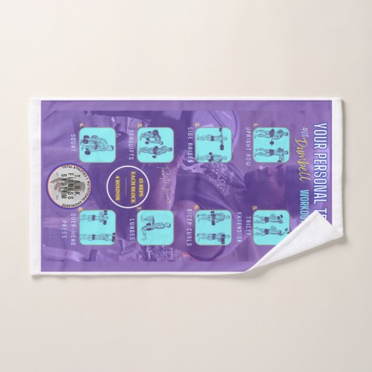 480 Dumbbell - Uw Personal Trainer Workout Handdoe Handdoek (Handdoek)