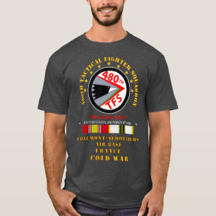 480e Tactische Strijder Squadron Warhawks Chaumont T-shirt