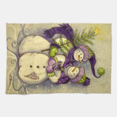 4882 Snowmen Kerstmis Theedoek (Horizontaal)