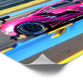 488 GTE EVO 24 uur Le Mans 2022 Poster (Hoek)