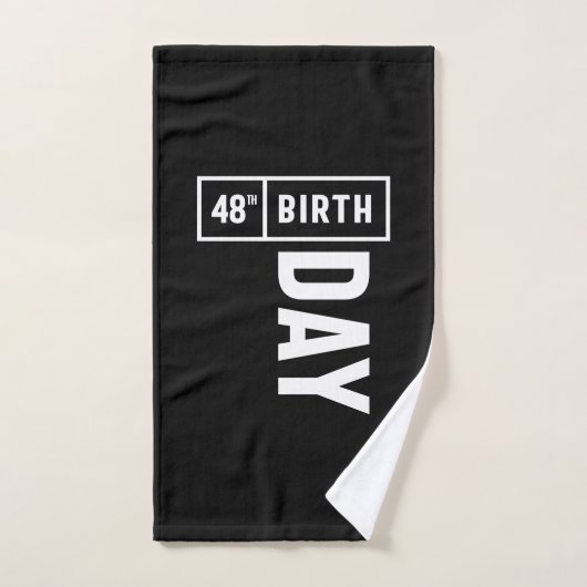 48 Ans - 48e Anniversaire Drôle Cadeau (Serviette à main)