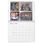 48 foto - eenvoudige moderne familie 2024 aangepas kalender (Feb 2026)