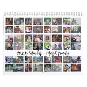 48 foto - eenvoudige moderne familie 2024 aangepas kalender