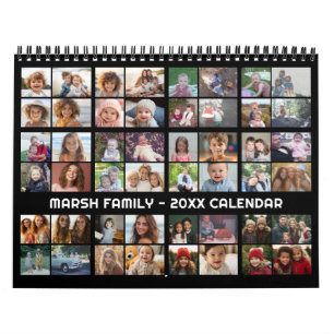 48 Foto - Eenvoudige Moderne Familie Aangepaste Fo Kalender