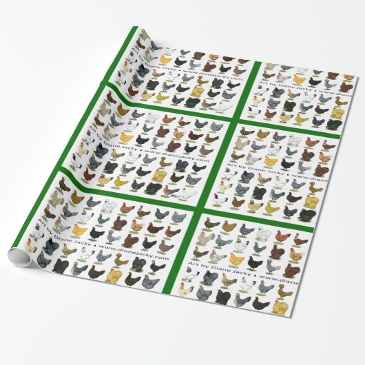 48-Hen Promo Cadeaupapier (Uitgerold)