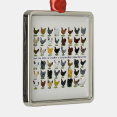 48-Hen Promo Metalen Ornament (Rechts)