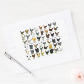 48-Hen Promo Rechthoekige Sticker (Envelop)