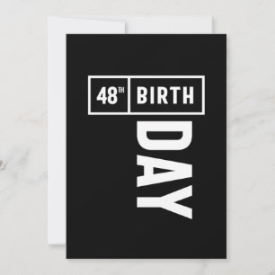 48 jaar - 48e verjaardag Funny Gift Bedankkaart