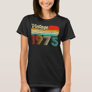 48 jaar  geboortedag 1975 48e verjaardag t-shirt