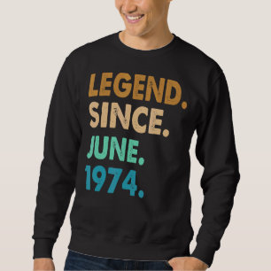 48 jaar oude legering sinds juni 1974 48e dagverbl trui