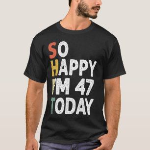 48 jaar oude op de verjaardag van mijn 48 vandaag t-shirt