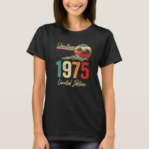 48 jaar oude Vintage 1975 48e verjaardag T-shirt