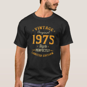 48 jaar oude Vintage 1975 48e verjaardag T-shirt