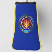 48e chemische brigade "bewezen in strijd" golfheadcover (Draai 90)