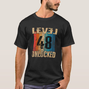 48e retro zonder vergrendeling op jaarniveau t-shirt