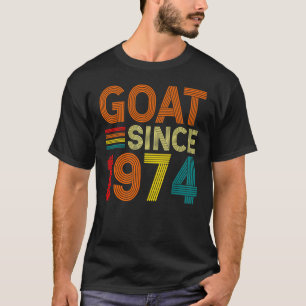 48e verjaardag 48 jaar oude geit sinds 1974 1 t-shirt