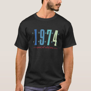 48e verjaardag Dames Mannen 48 jaar 1974 T-shirt