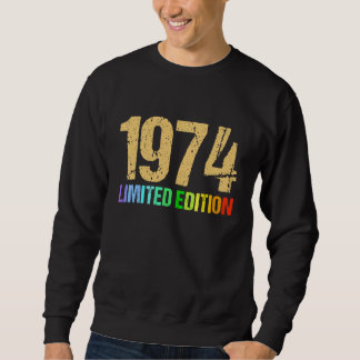 48e verjaardag Dames Mannen 48 jaar 1974 Trui