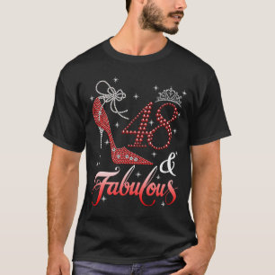 48e verjaardag op 48 en glasvogel op hoge hoogte C T-shirt