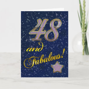 48e verjaardag voor iemand Fabulous Kaart