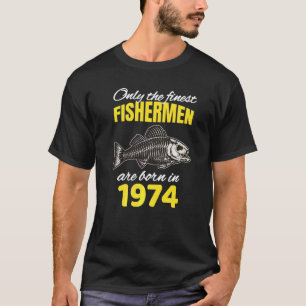 48ste verjaardag Vissers zijn geboren in 1974 Vi T-shirt