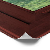 48x32 voorgeklapte ruitjes van glas poster (Hoek)