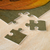 4923 Jack-o'-Lantern, Crows & Moon Puzzle Legpuzzel (Zijkant)