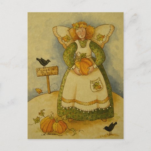 4929 Harvest Angel Briefkaart (Voorkant)