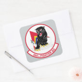 494e Vuurplein Vierkante Sticker (Envelop)