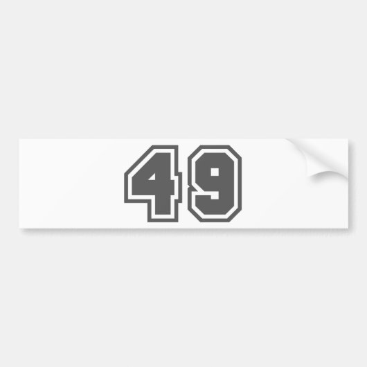 49 BUMPERSTICKER (Voorkant)