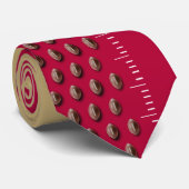 49 ers (rood/goud) Football Ventilator Stropdas (Opgerold)